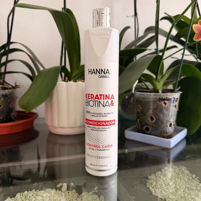 Acondicionador Keratina Biotina 400ml Hanna Caball