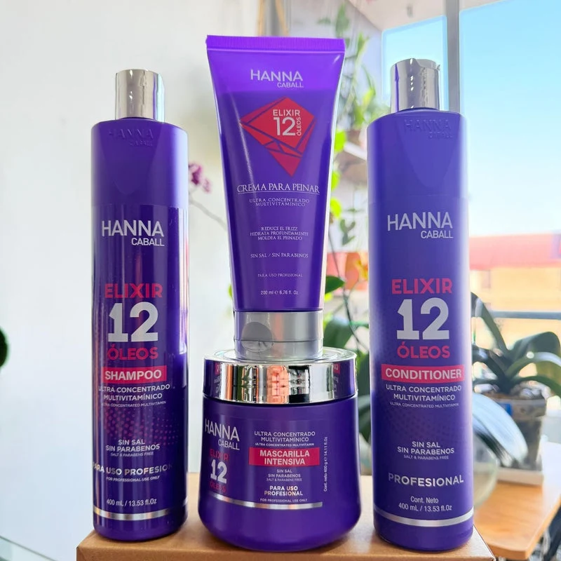 Pack Hidratante Elixir 12 Oleos Hanna Caball