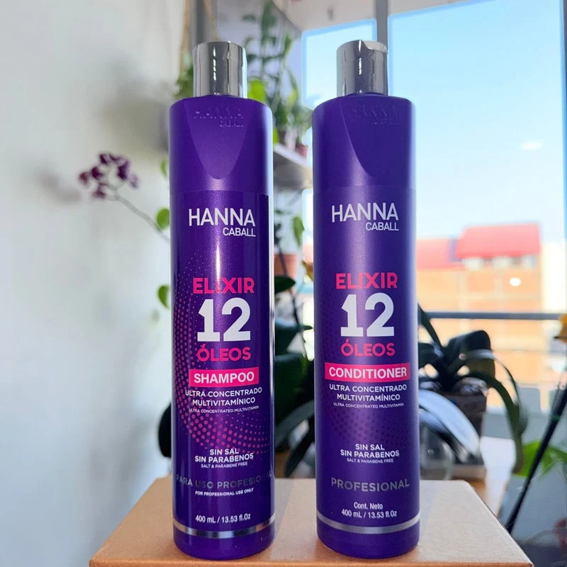 Pack Elixir 12 Oleos 400ml Hanna Caball